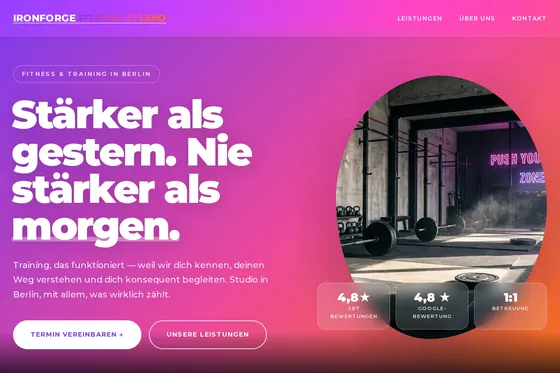 Bold Energy, Fitnessstudio, Berlin