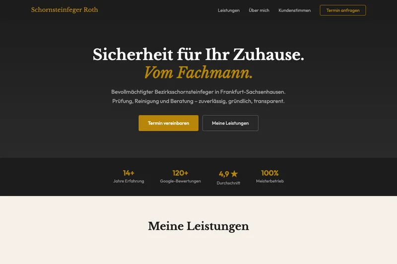 Traditional Premium, Schornsteinfeger, Frankfurt