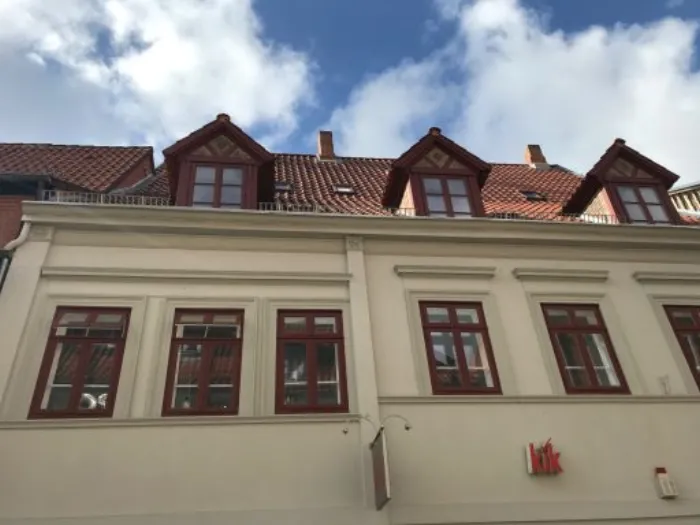 Denkmalgeschützte Giebelhäuser in Lüneburg